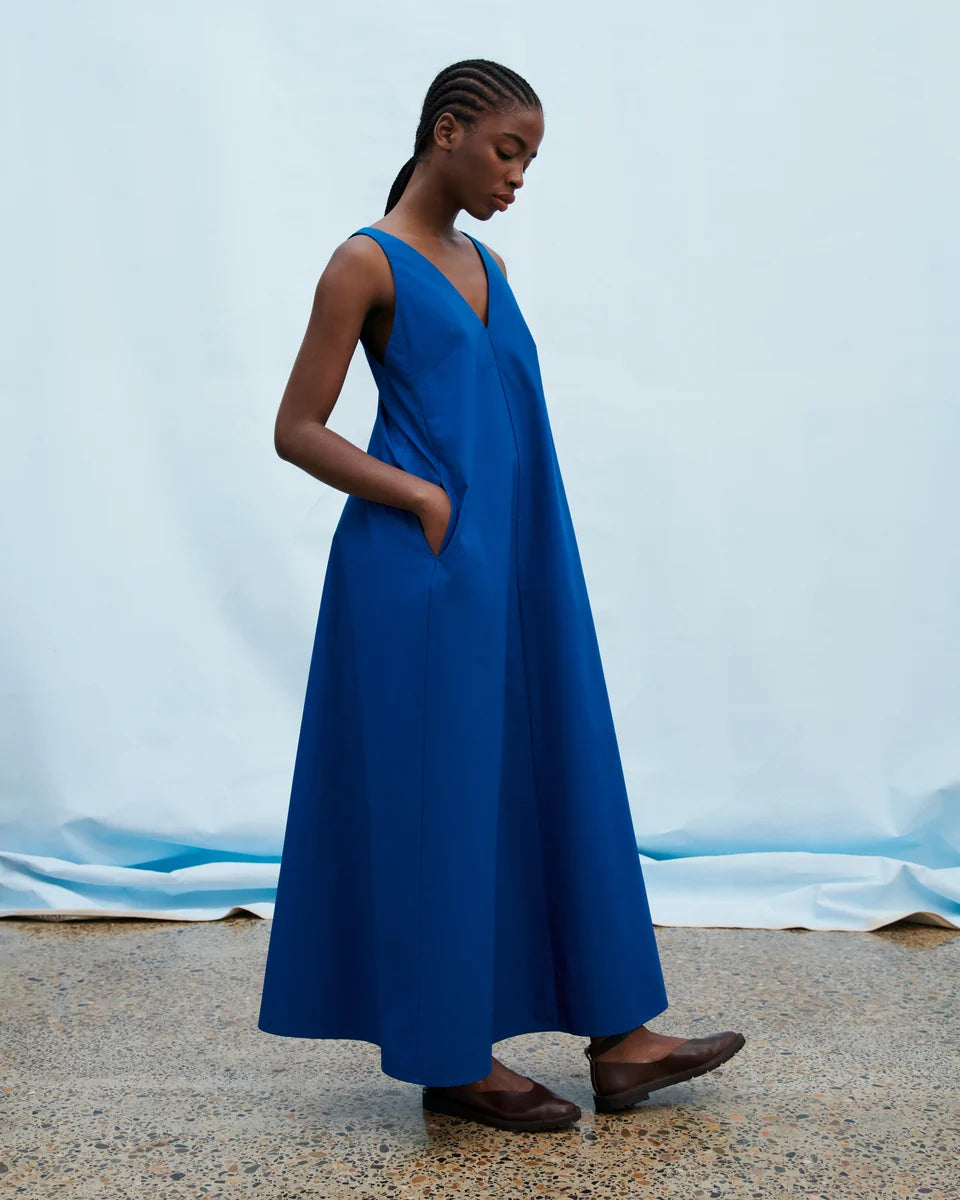 Kowtow Eventide Dress Blue Orchid