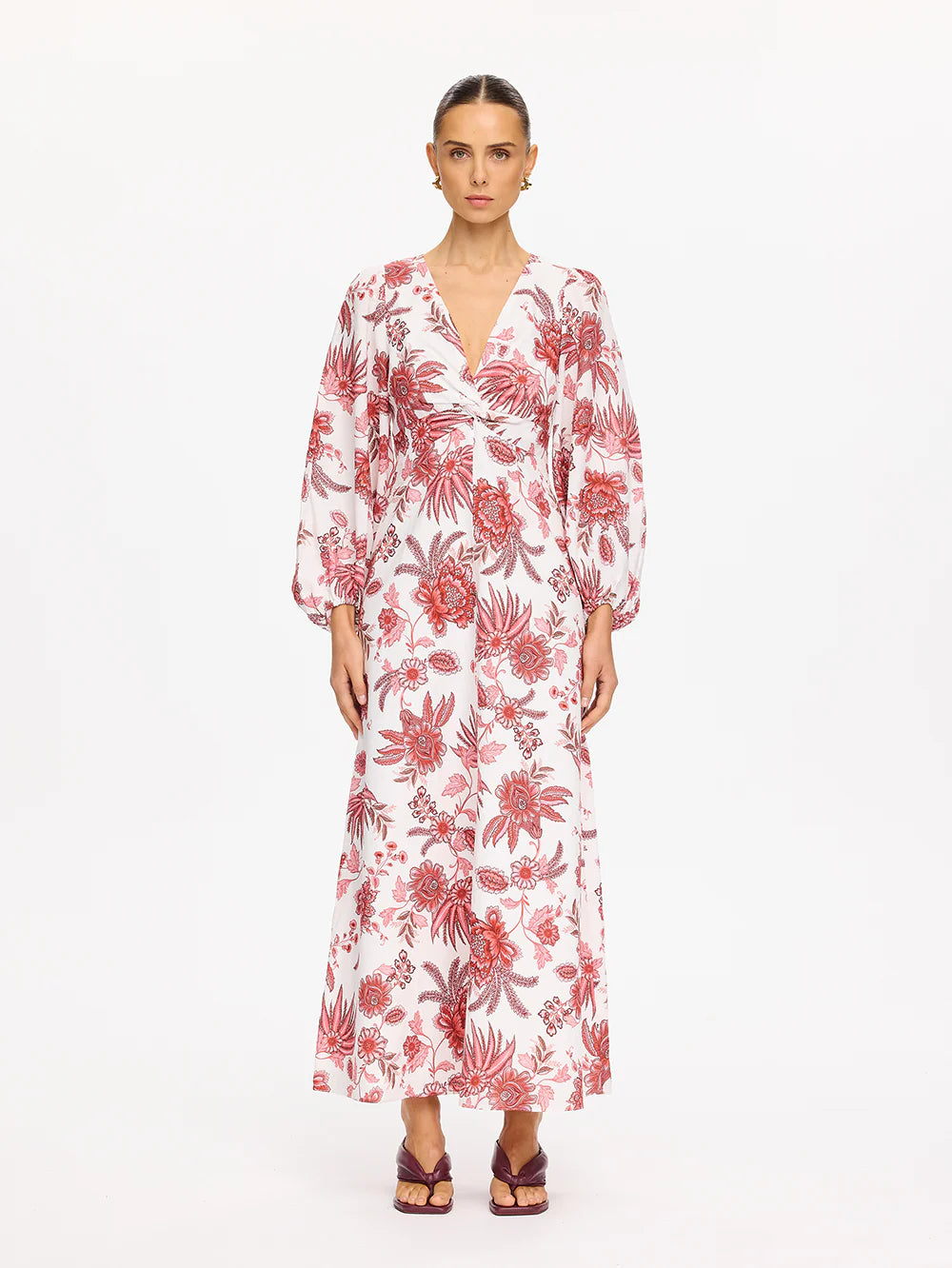 Kivari Bailey Maxi Dress Red
