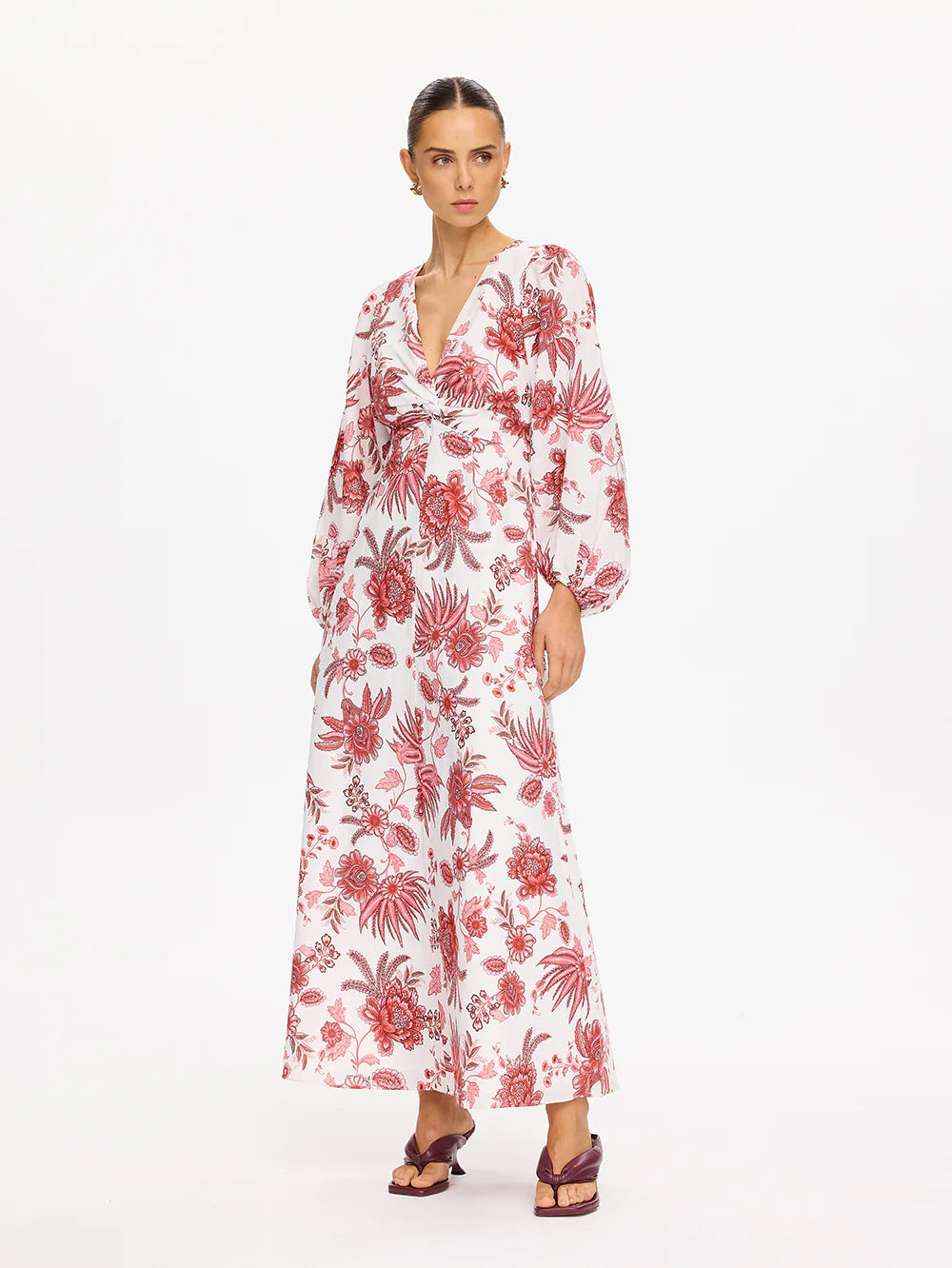 Kivari Bailey Maxi Dress Red
