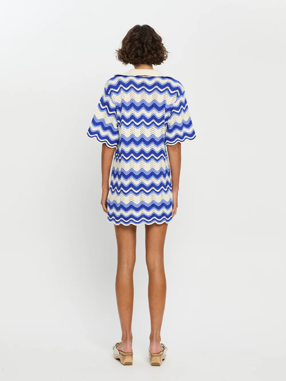 Kivari Leighton Mini Dress Blue Wave