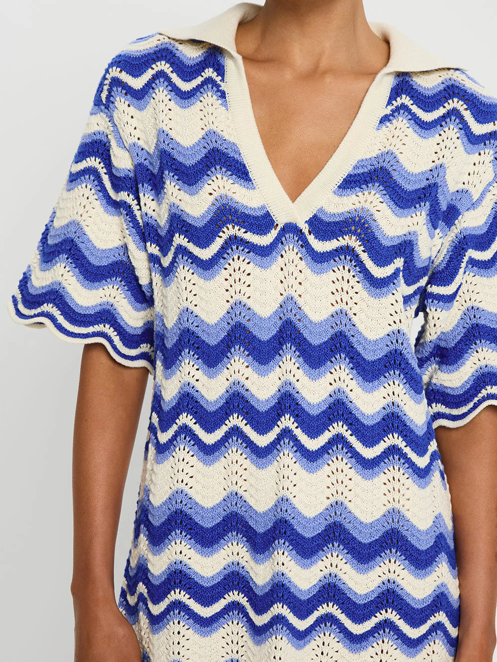 Kivari Leighton Mini Dress Blue Wave