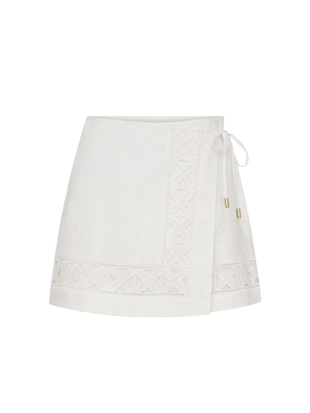 Kivari Marley Mini Skirt Ivory