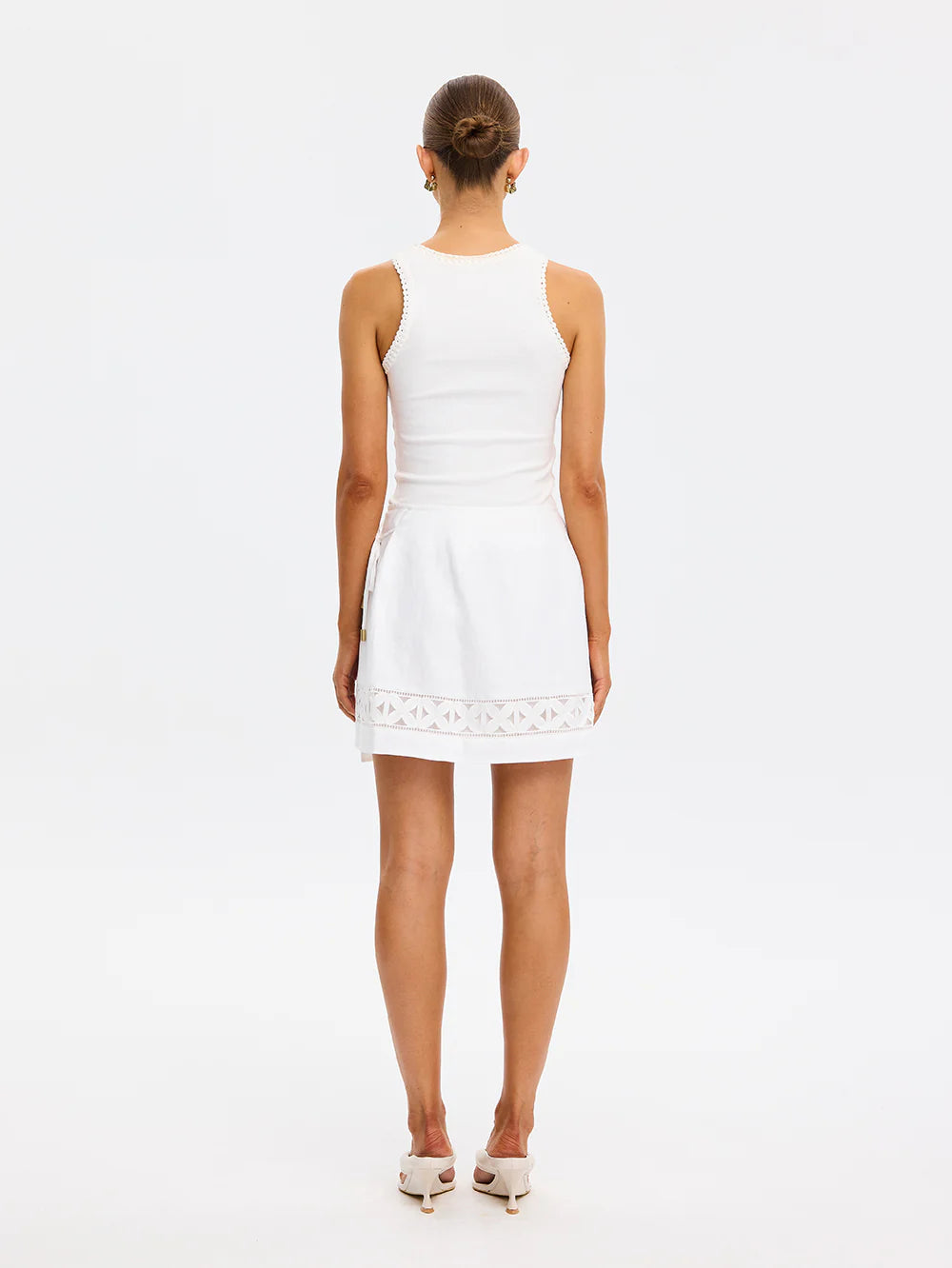 Kivari Marley Mini Skirt Ivory