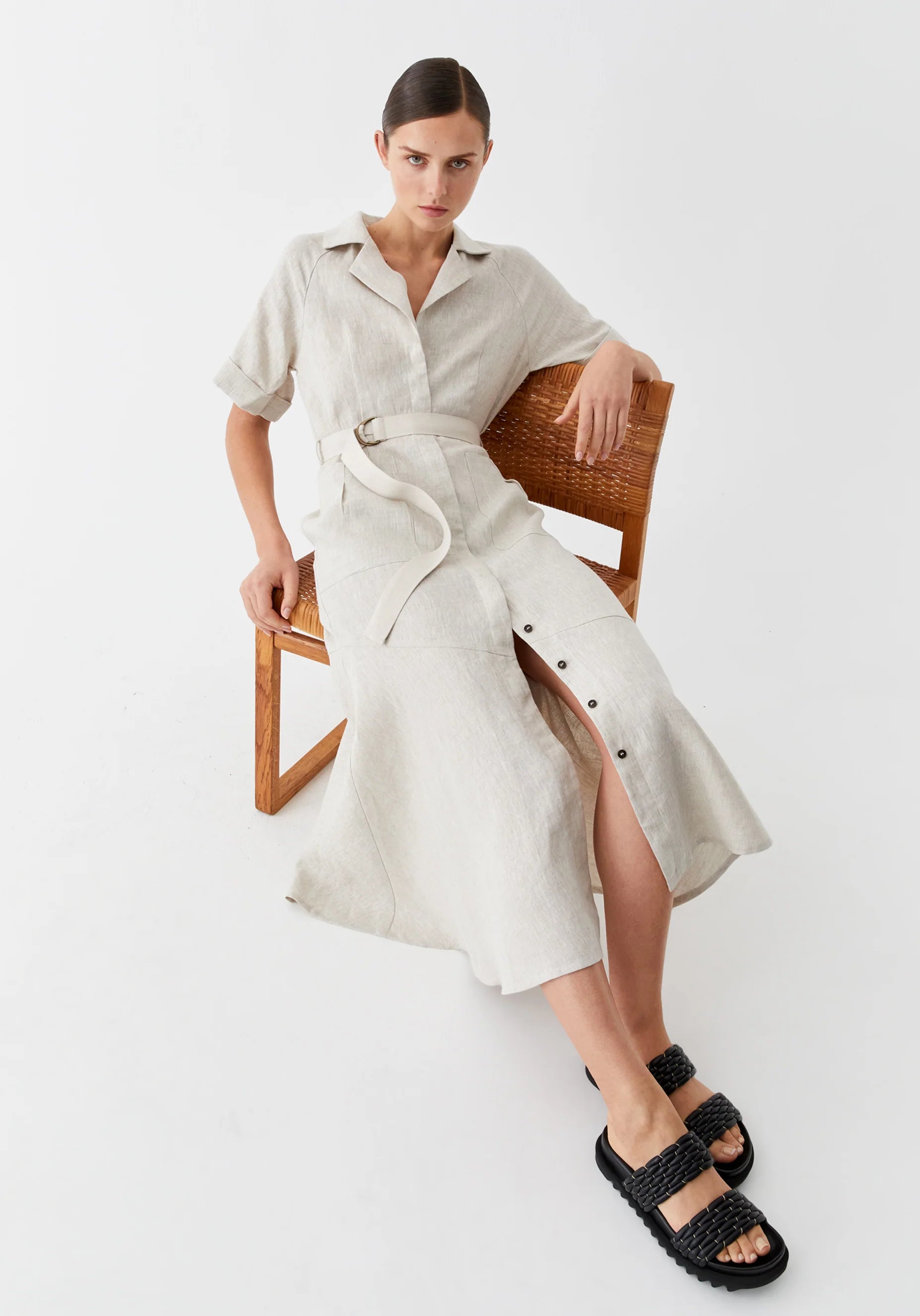 Morrison Bodhi Linen Dress Natural