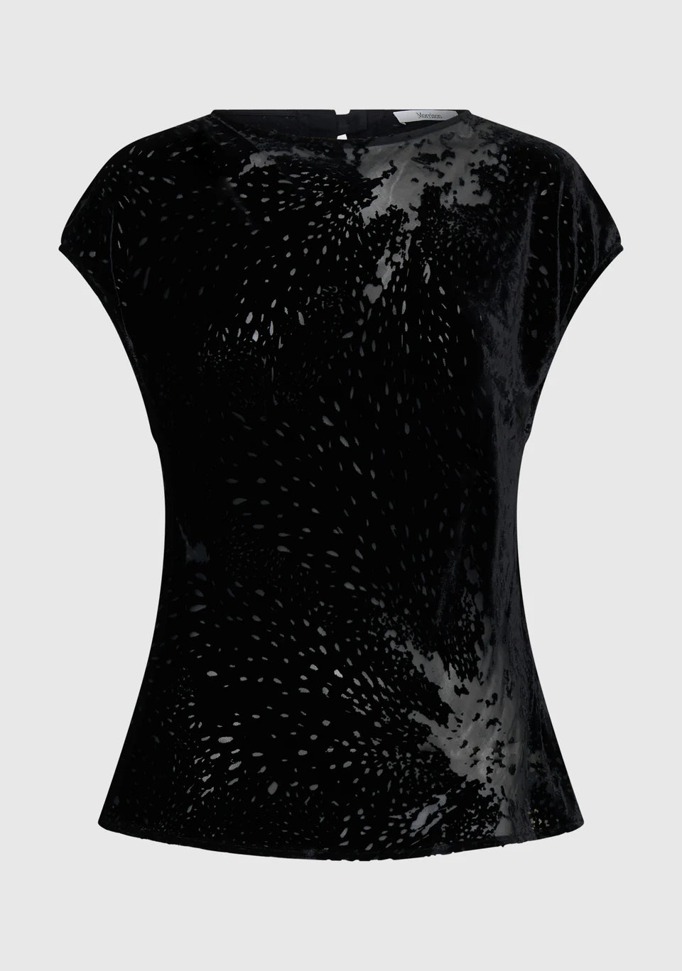 Morrison Aurora Velvet Top Black