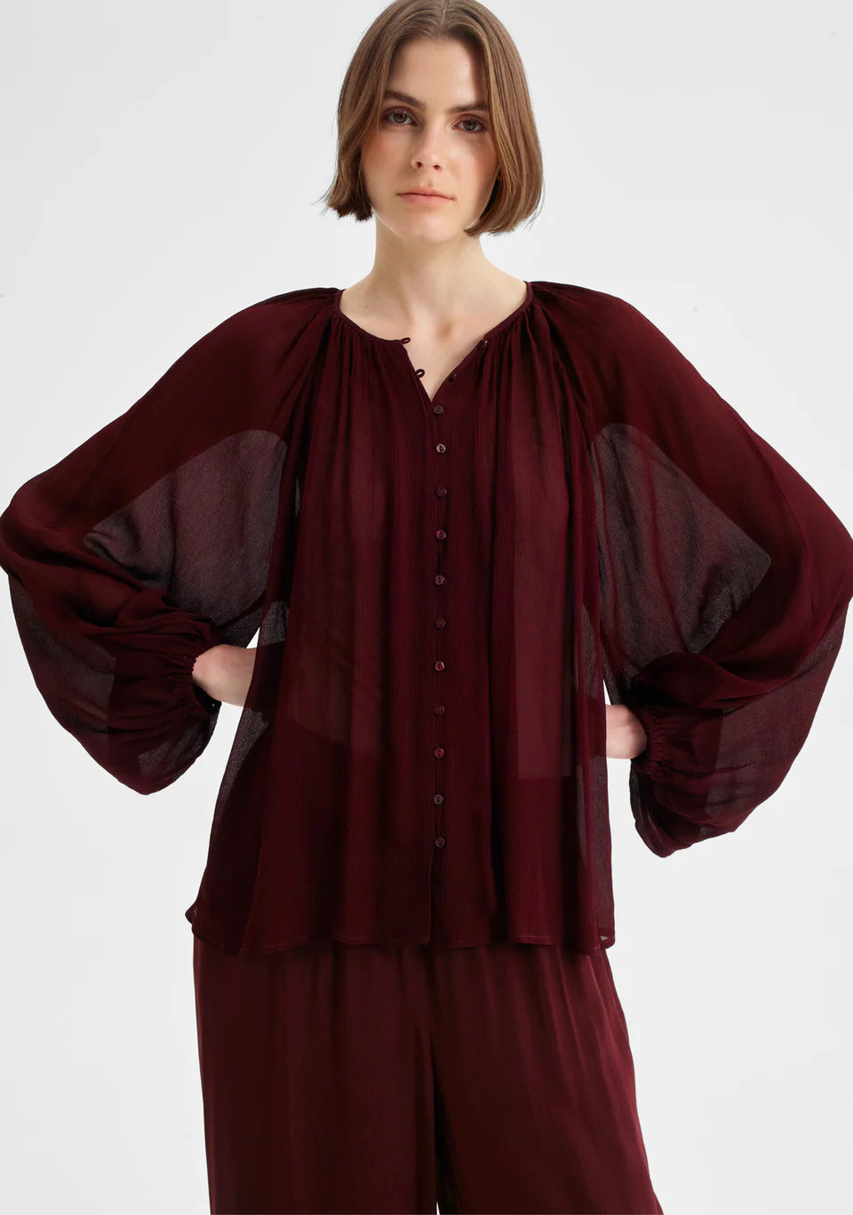 Morrison  Florian Blouse Pinot