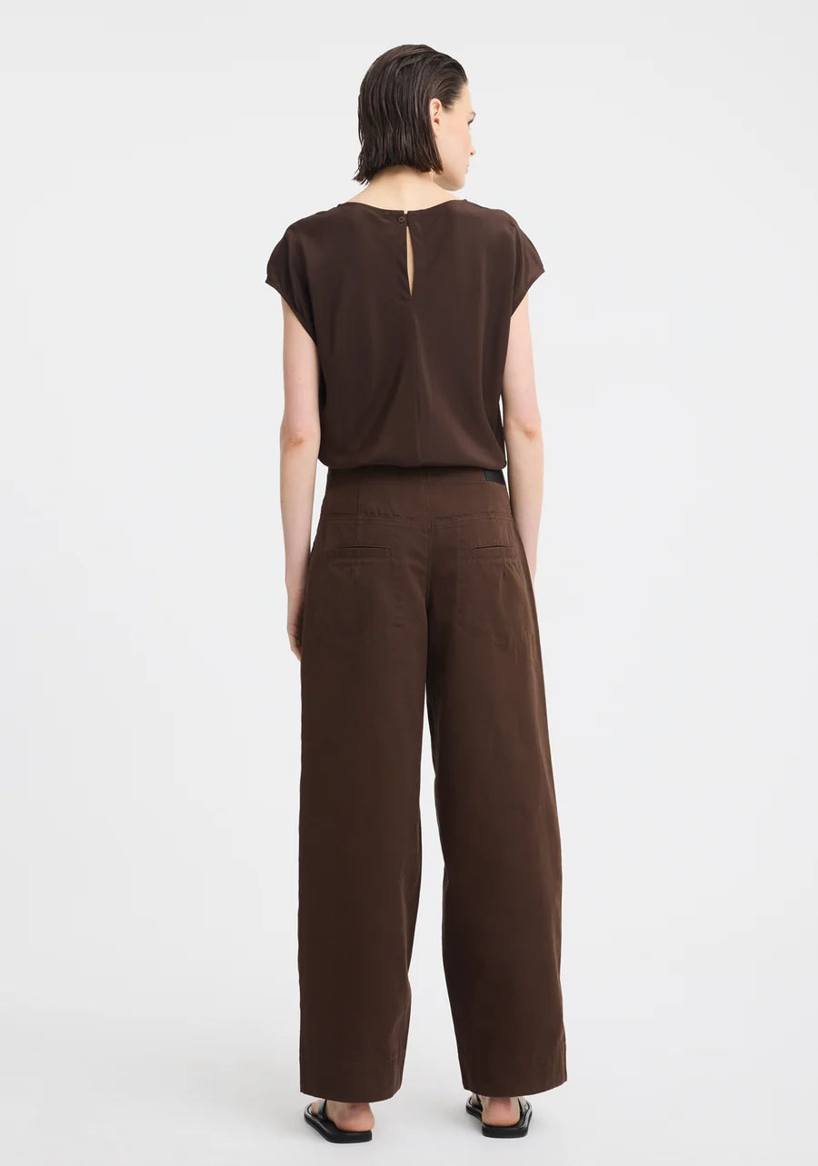 Morrison Aurora Silk Top Espresso