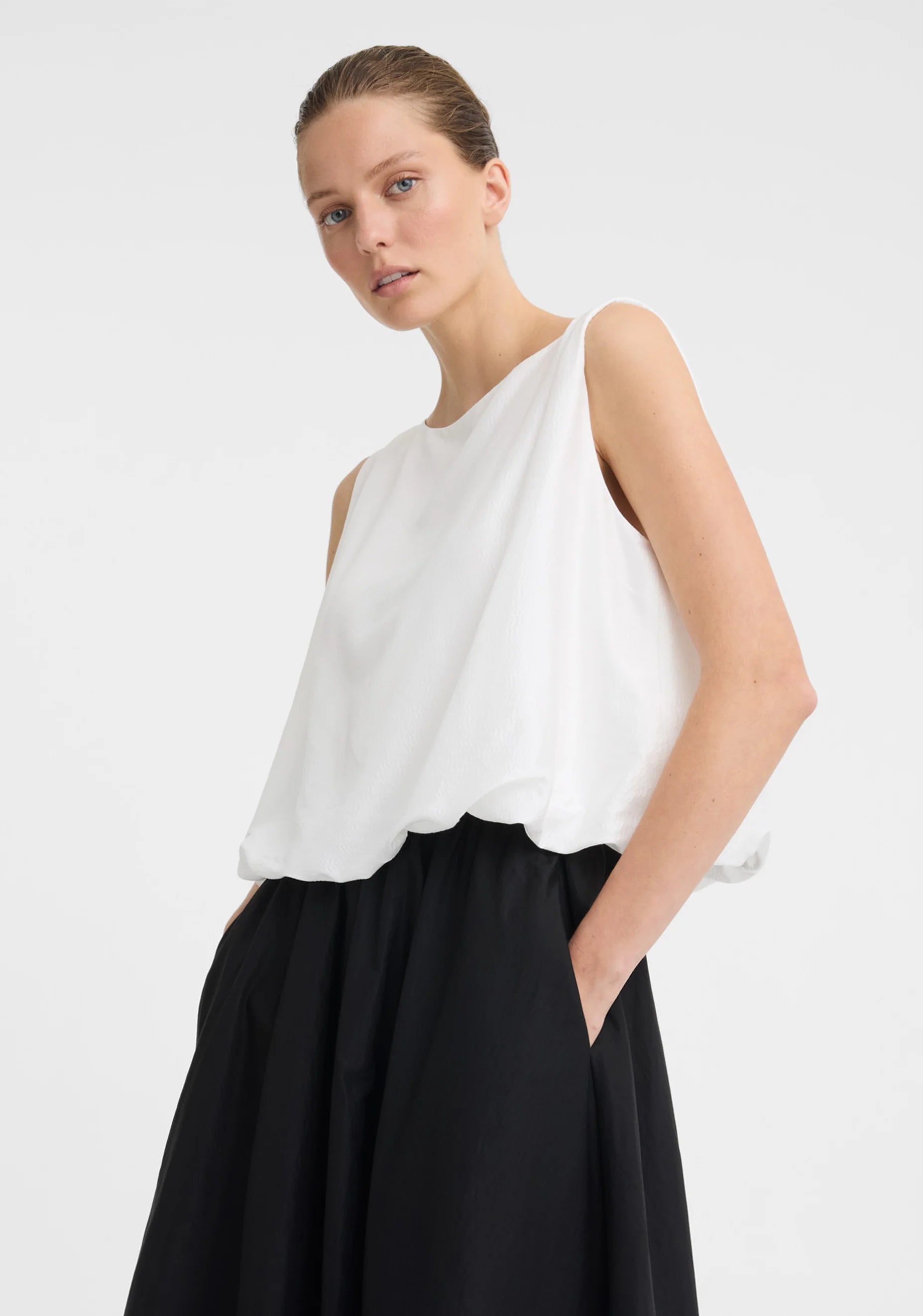 Morrison  Celine Bubble Top White