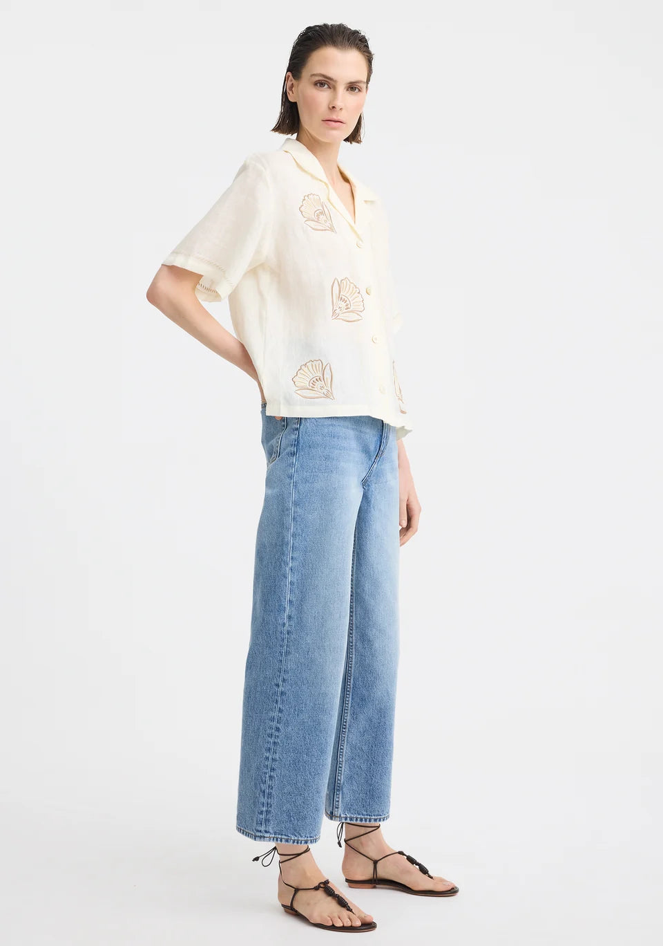 Morrison Penelope Linen Shirt Cream