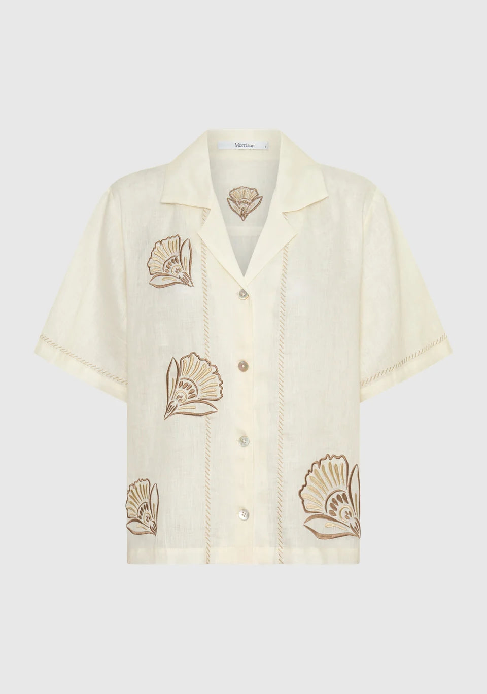 Morrison Penelope Linen Shirt Cream