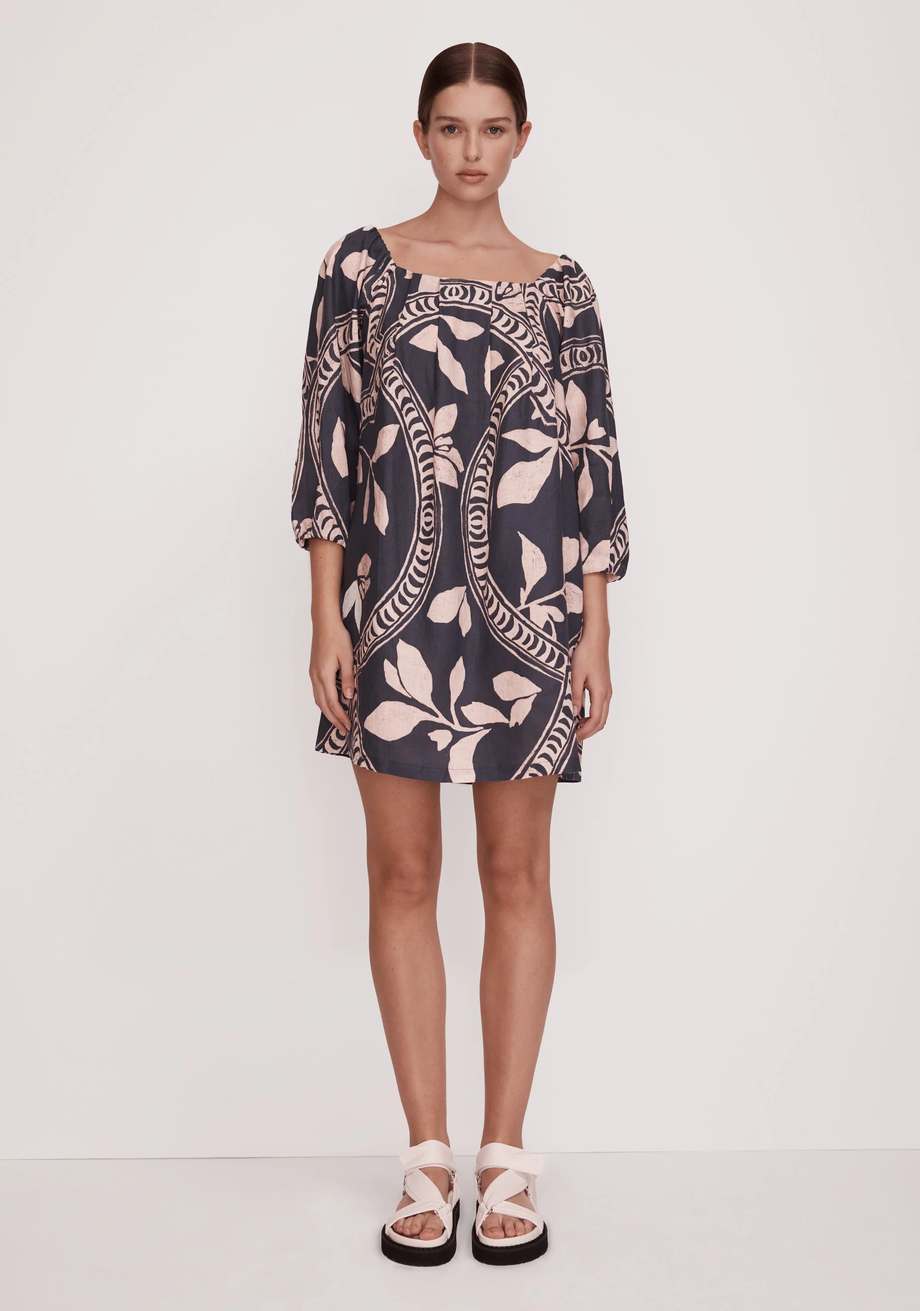 Morrison Samara Linen Dress Print