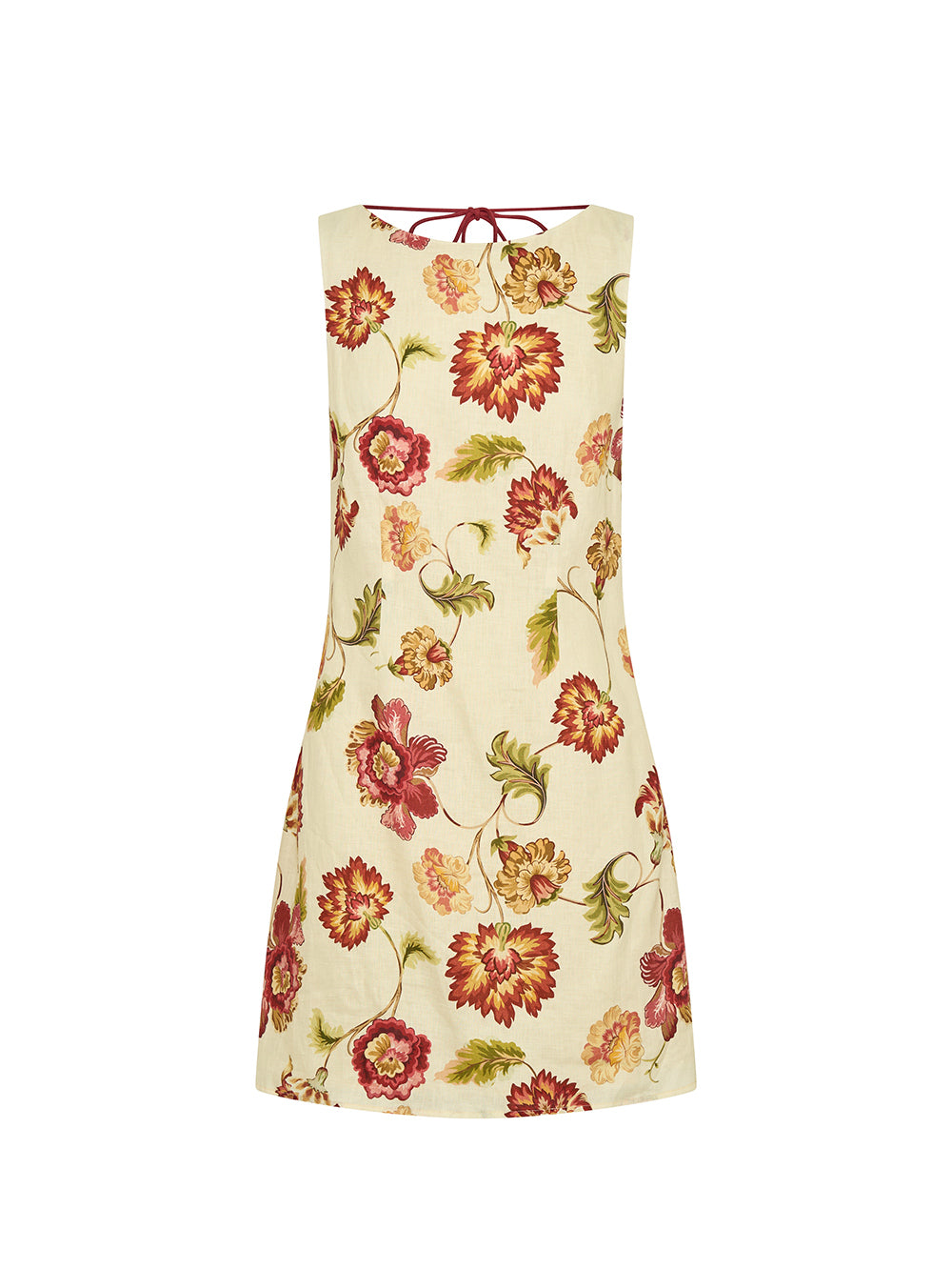 Kivari Odessa Mini Dress Butter/Red