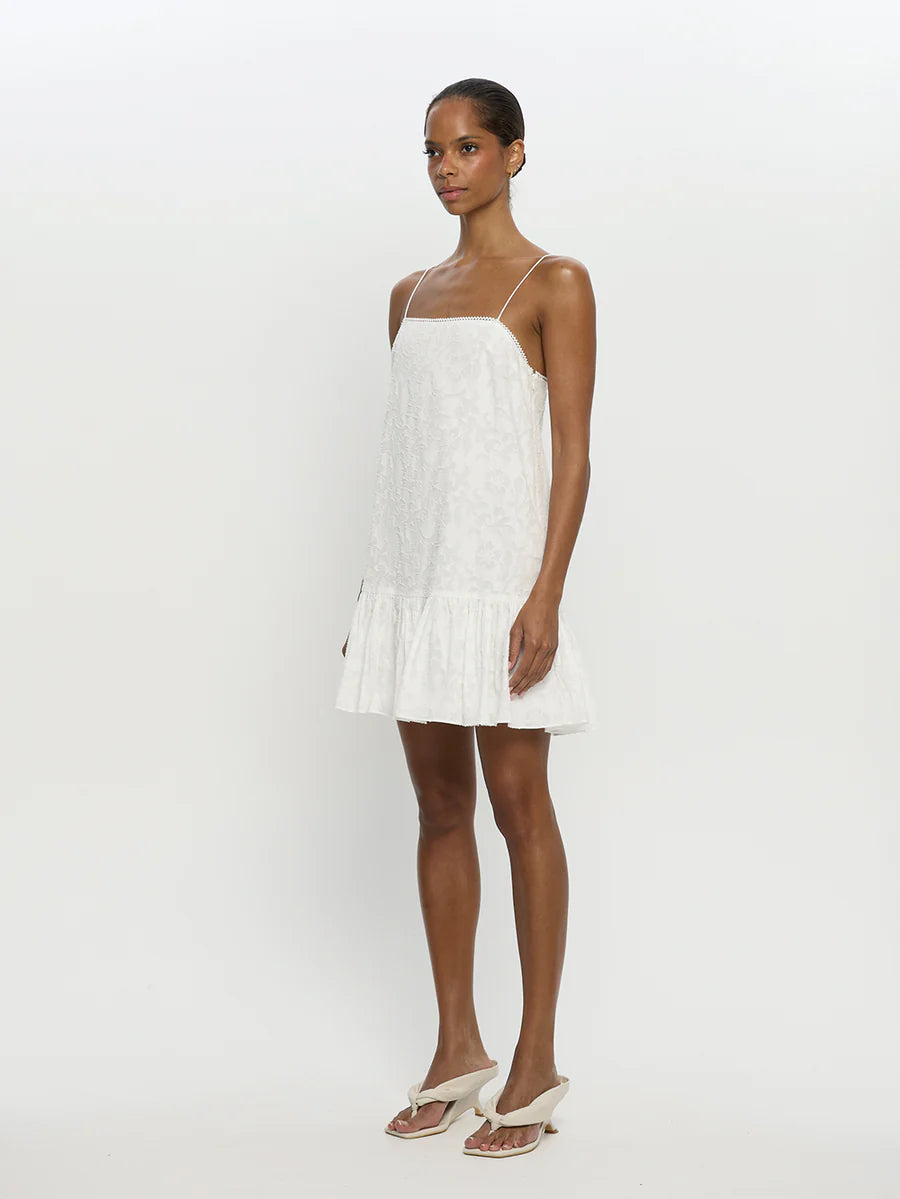 Kivari Ottavia Mini Dress Ivory