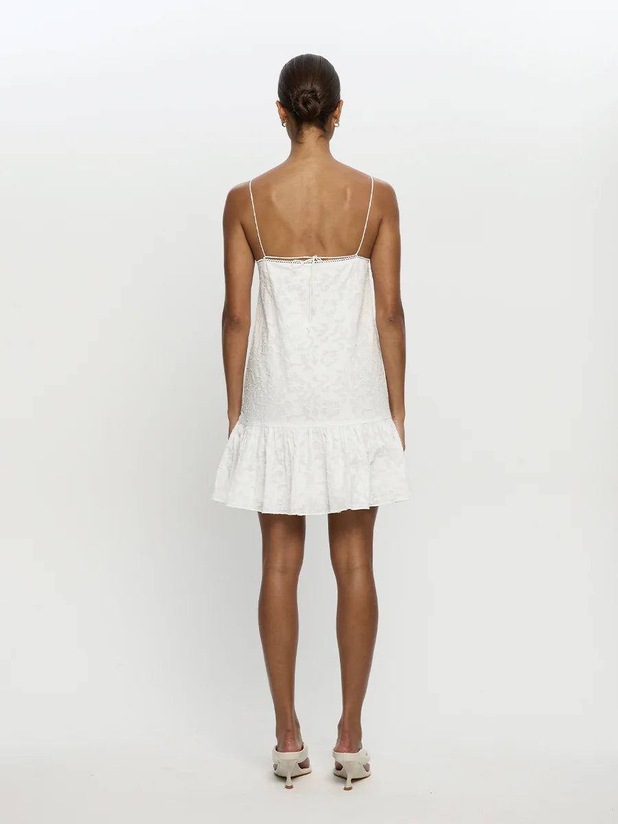 Kivari Ottavia Mini Dress Ivory