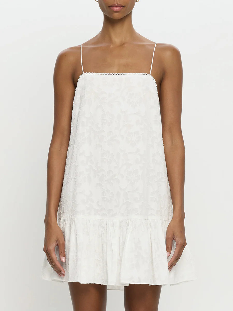 Kivari Ottavia Mini Dress Ivory