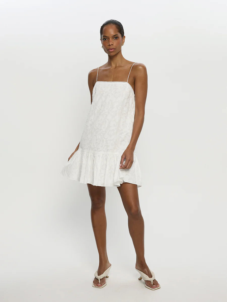 Kivari Ottavia Mini Dress Ivory