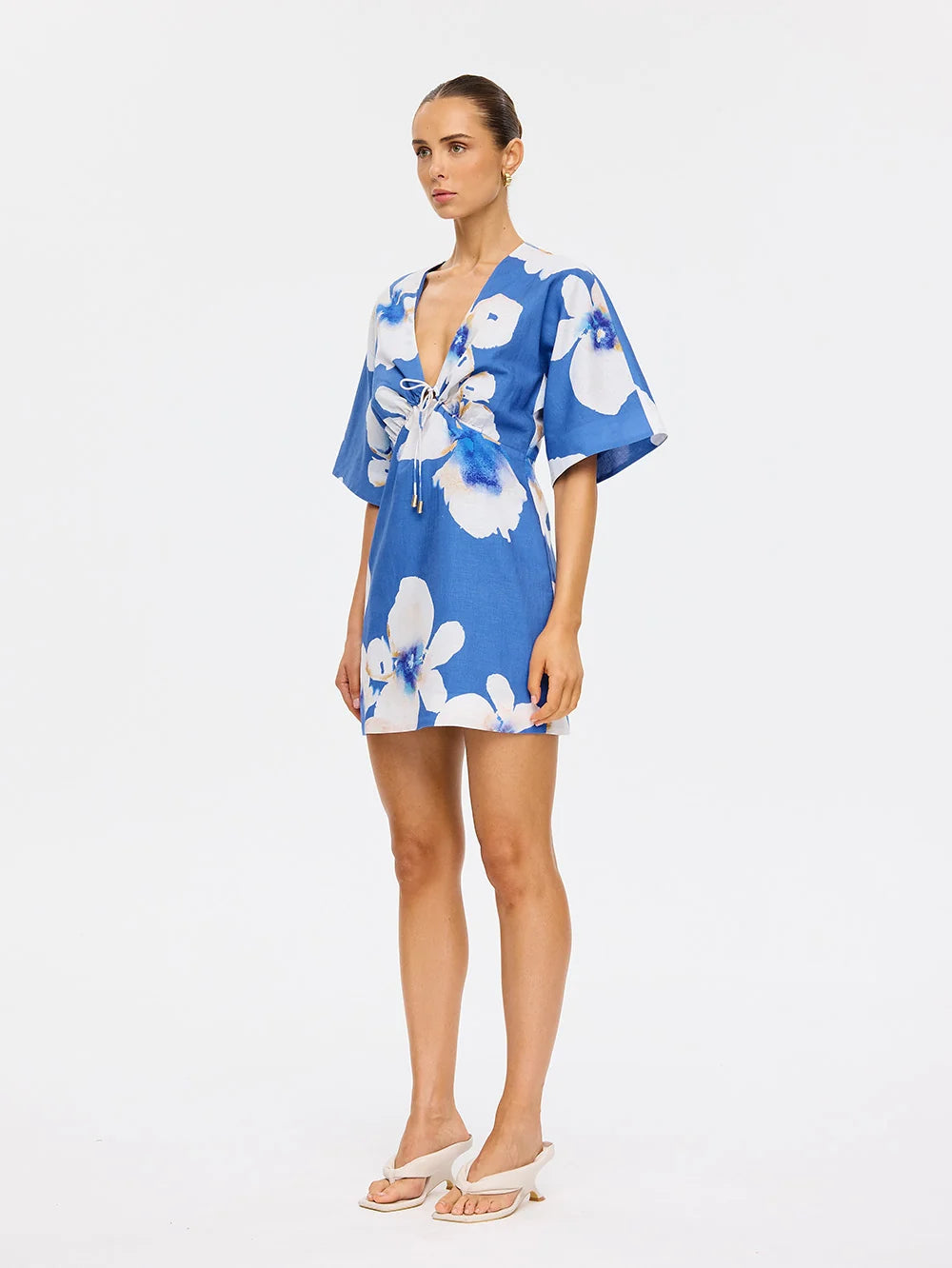 Kivari Rowena Mini Dress Blue