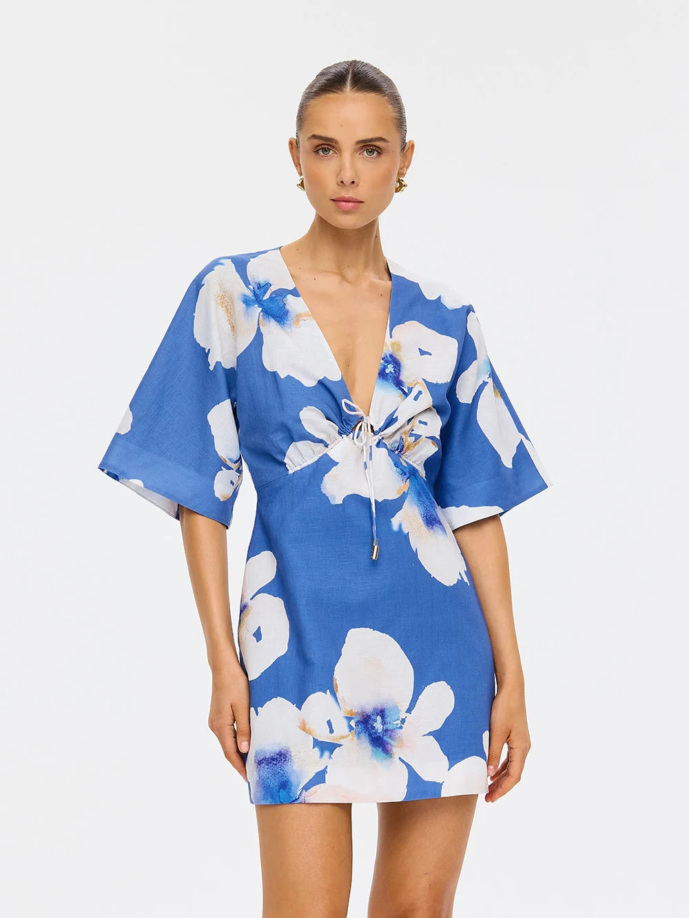 Kivari Rowena Mini Dress Blue