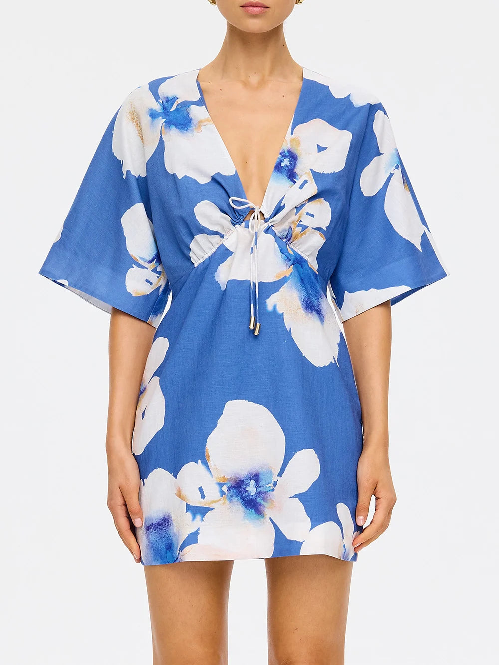 Kivari Rowena Mini Dress Blue