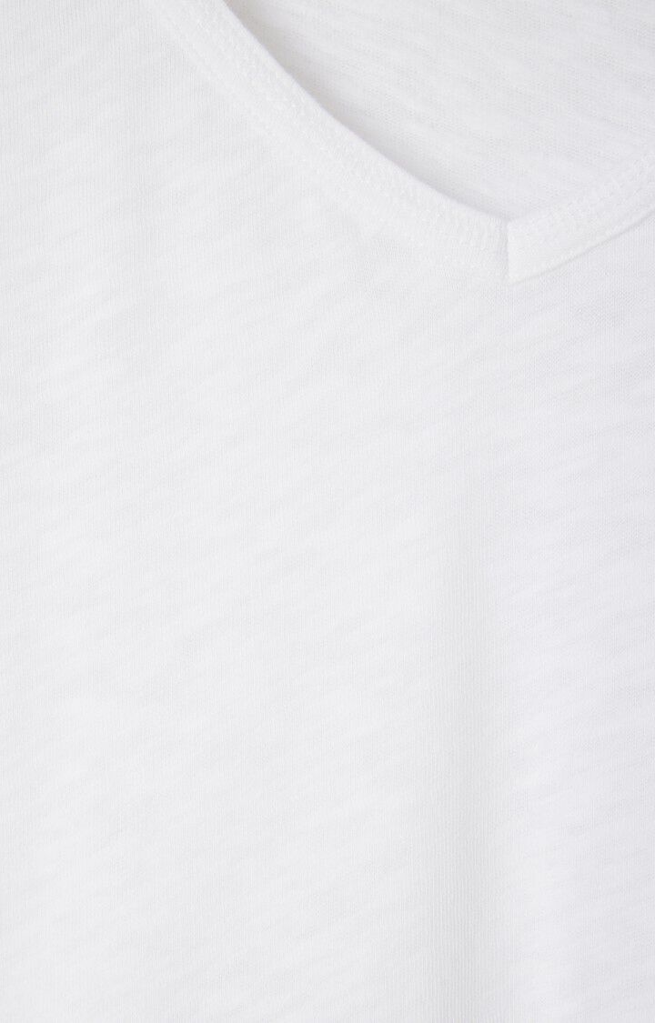 American Vintage Sonoma V-Neck LS Top White