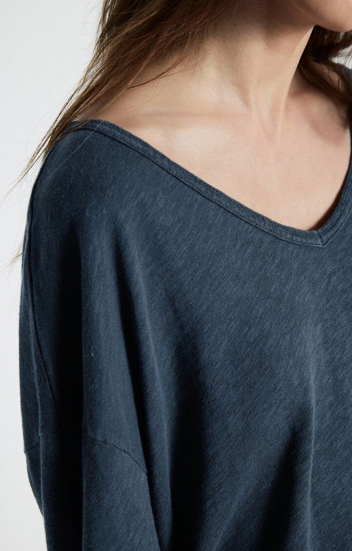 American Vintage  Sonoma Vneck LS Top Vintage Navy Blue