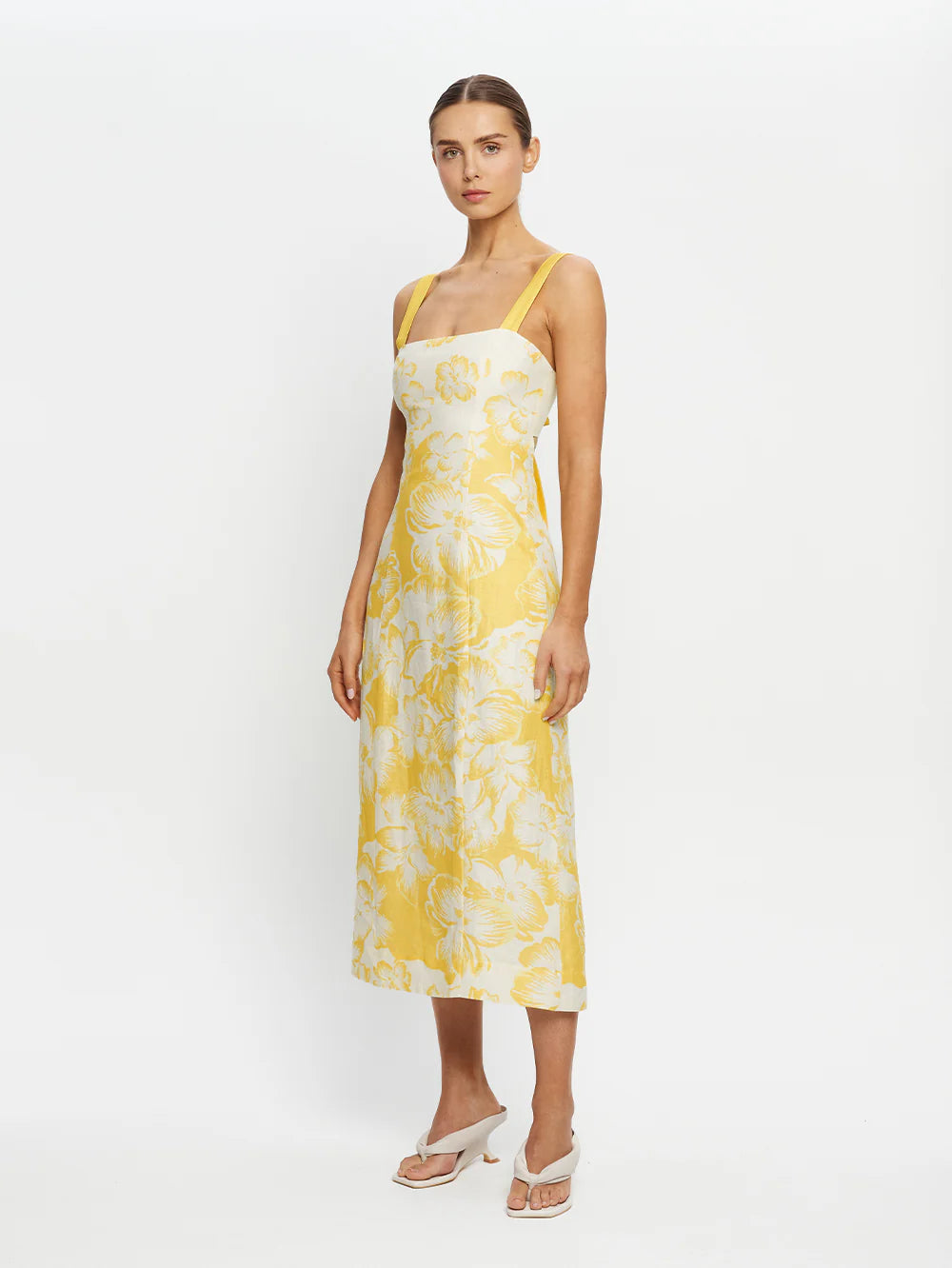 Kivari Soraya Tie Back Midi Dress