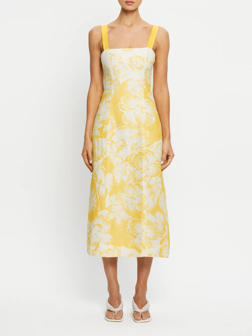 Kivari Soraya Tie Back Midi Dress
