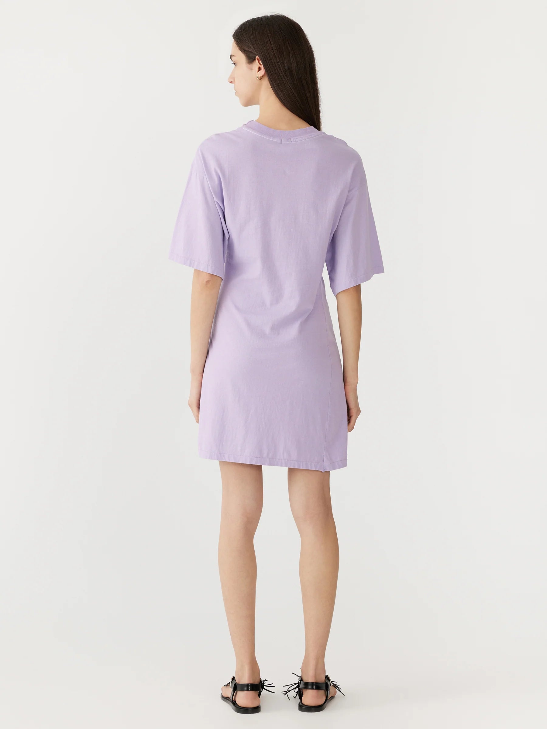 Bassike Waisted SS Tennis Dress Faded Lavender