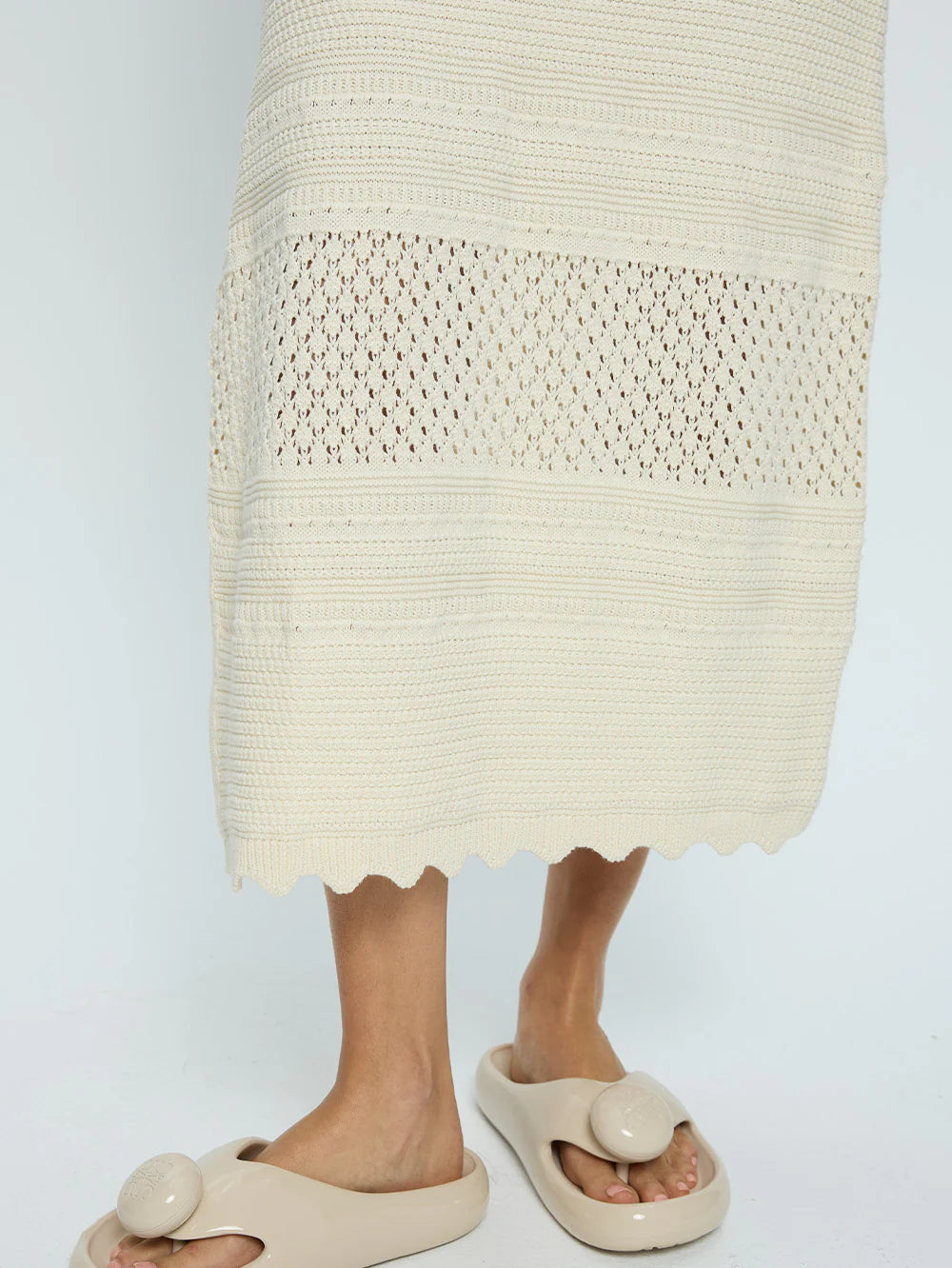 Kivari Sabela Knit Skirt Cream