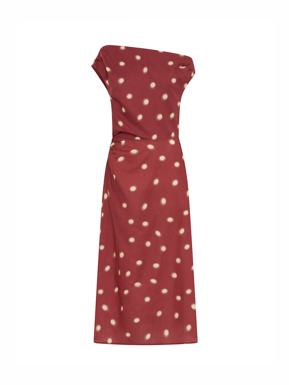 Kivari Saro Midi Dress Brick