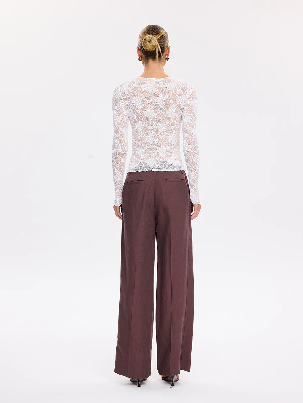 Kivari Victoria Lace Top  Cream