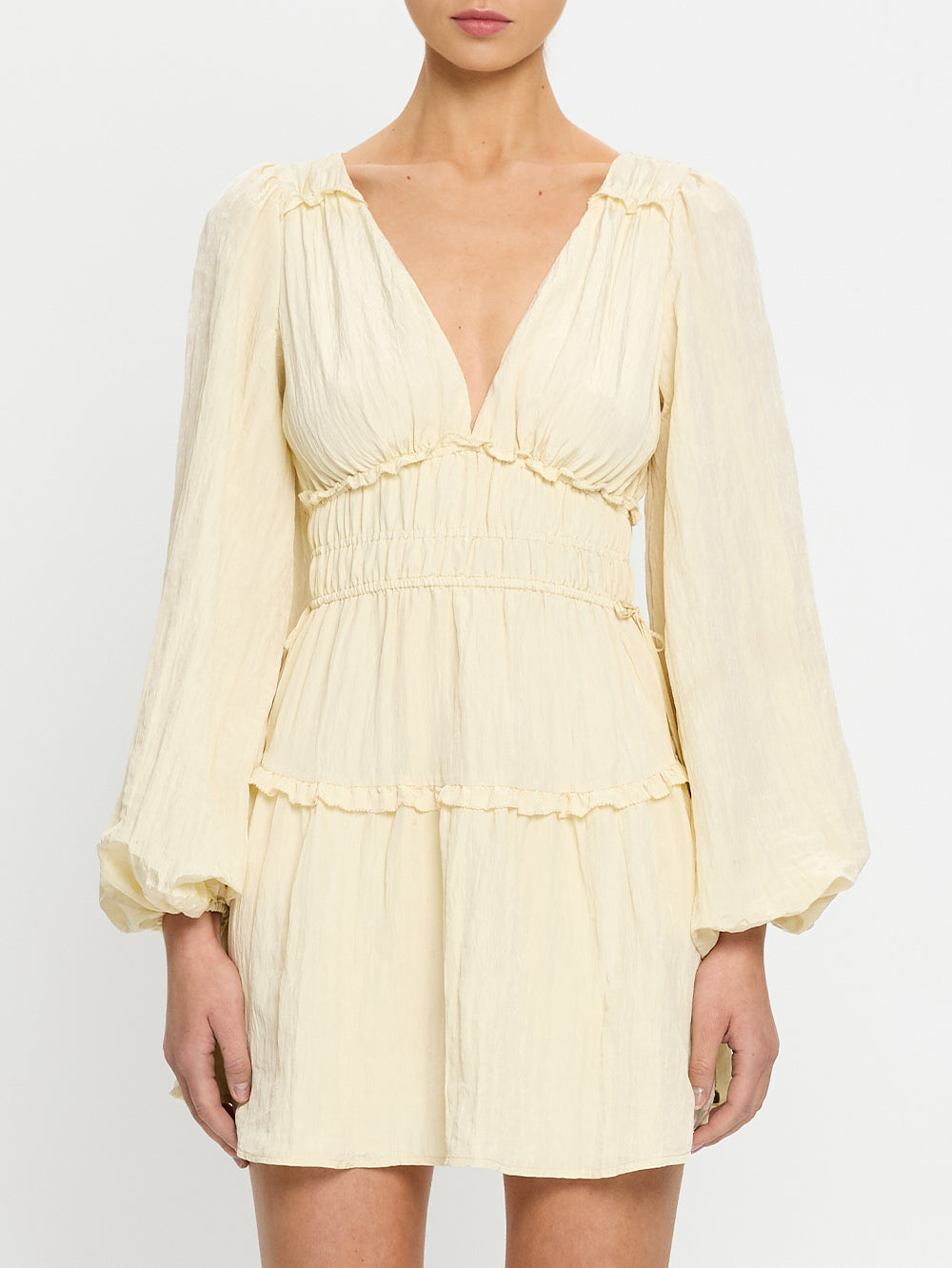 Kivari Uma Mini Dress Butter