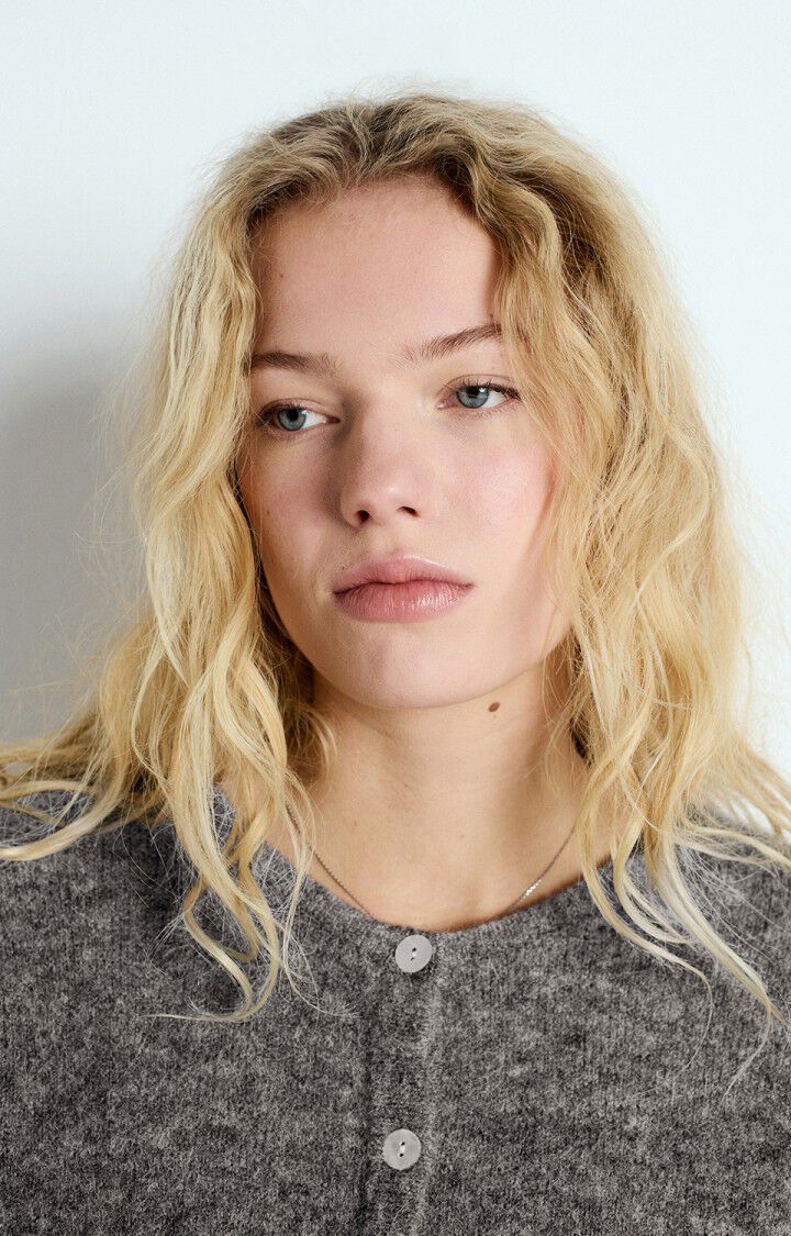 American Vintage Vitow Cardigan Steel Melange