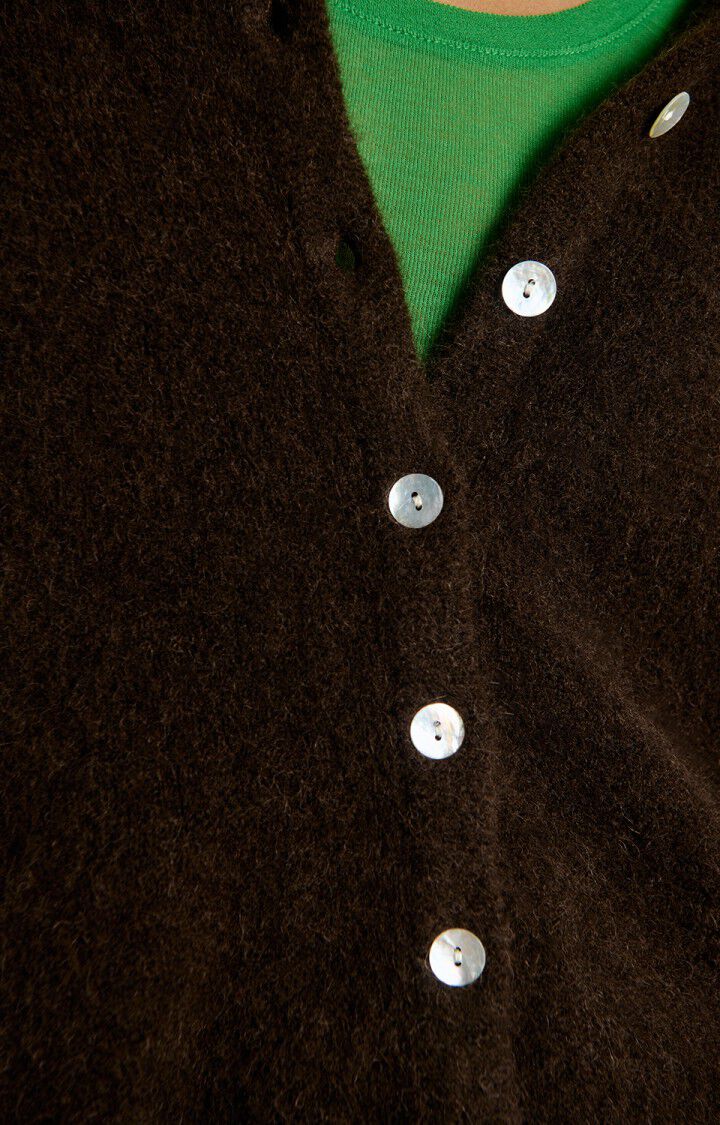 American Vintage Vitow Cardigan Coffee Melange