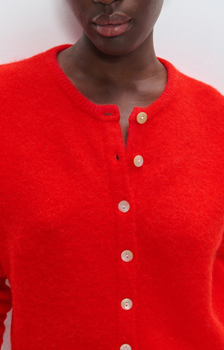 American Vintage Vitow Cardigan  Strawberry