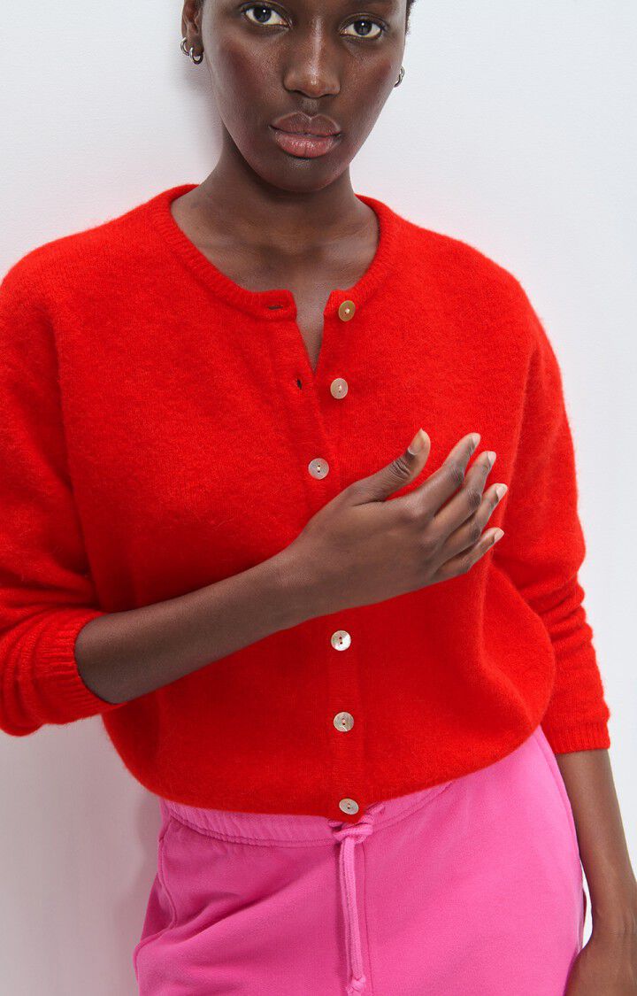American Vintage Vitow Cardigan  Strawberry