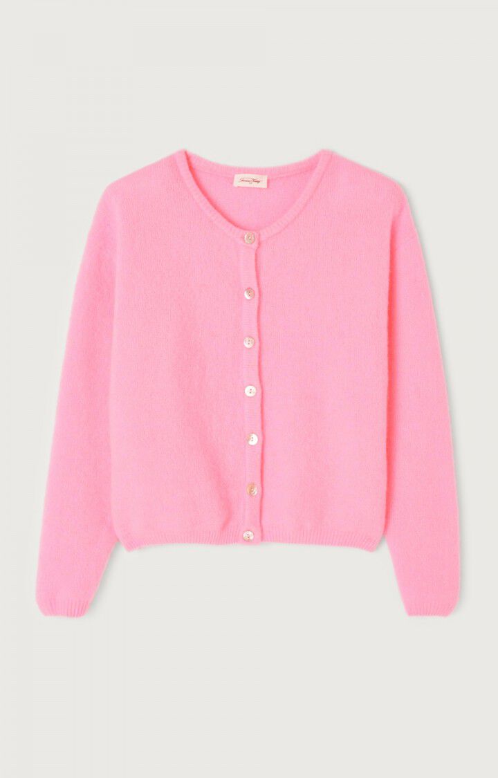 American Vintage Vitow Cardigan Pink Melange