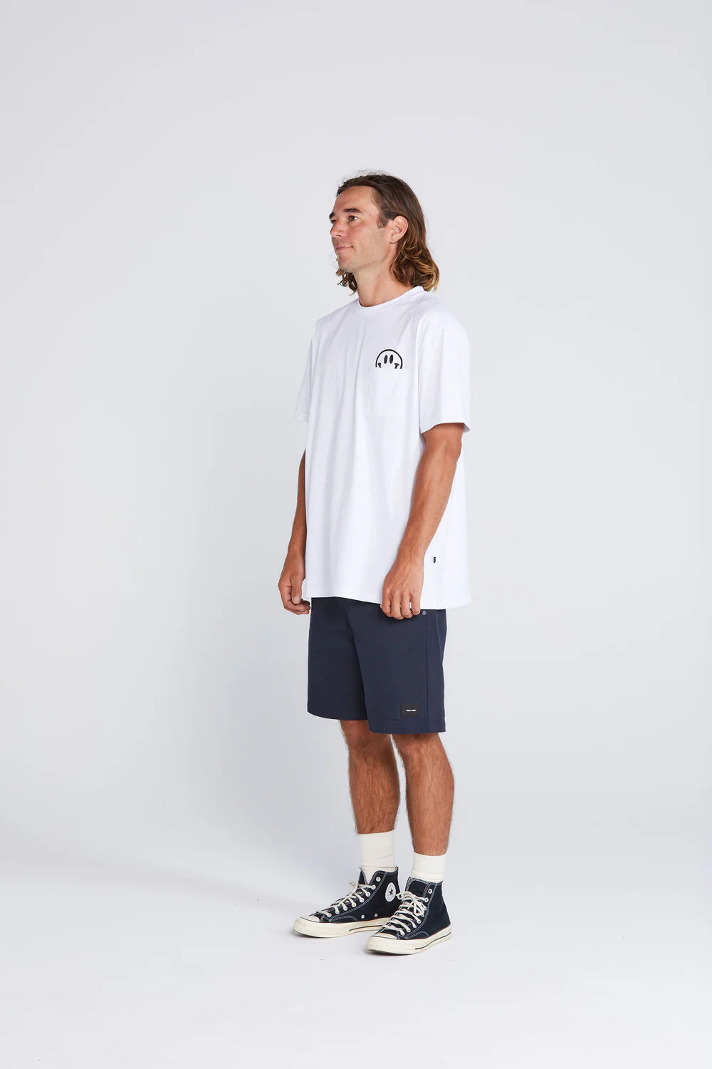 Thing Thing Max Pocket Tee White Smiles