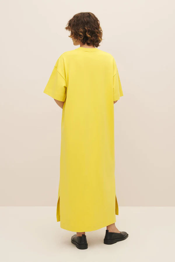 Kowtow Boxy T-Shirt Dress Daffodil