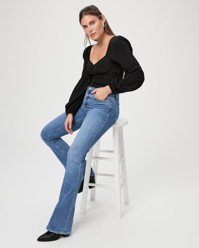 PAIGE Laurel Canyon High-Rise Flare Jeans