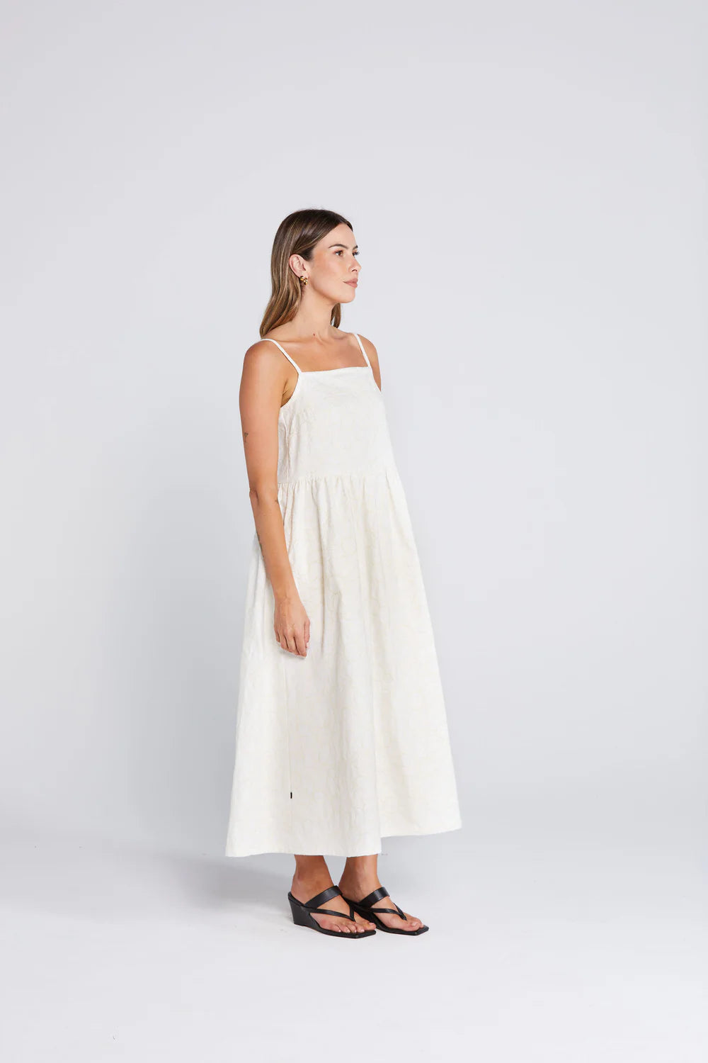 Thing Thing Ziggle Dress Creamy Daisy