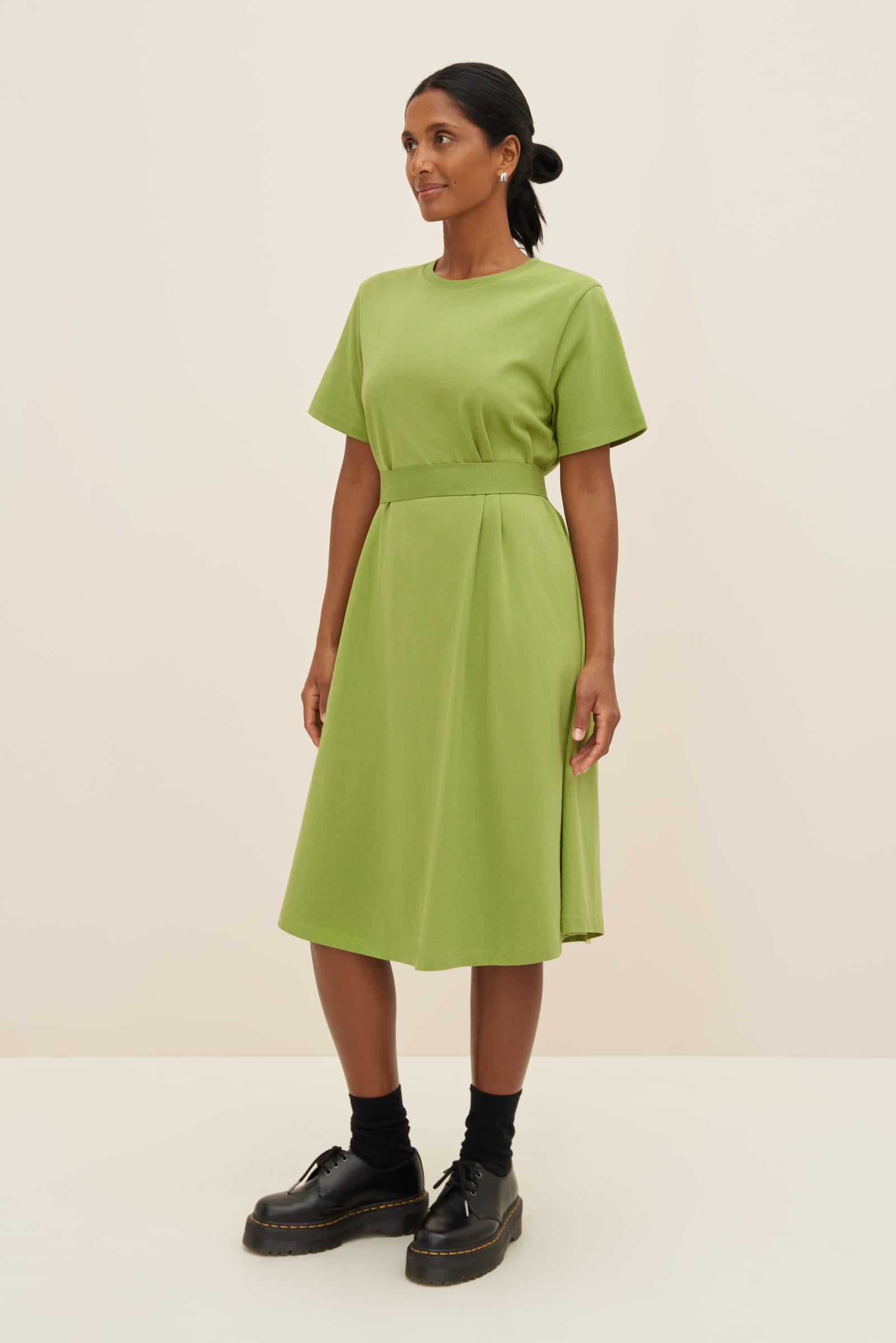 Kowtow Classic A-line Dress Leaf