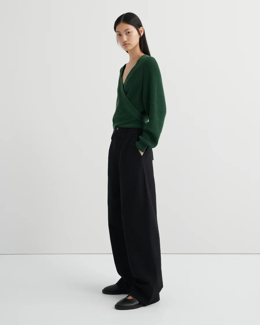 Kowtow Composure Cardigan Forest