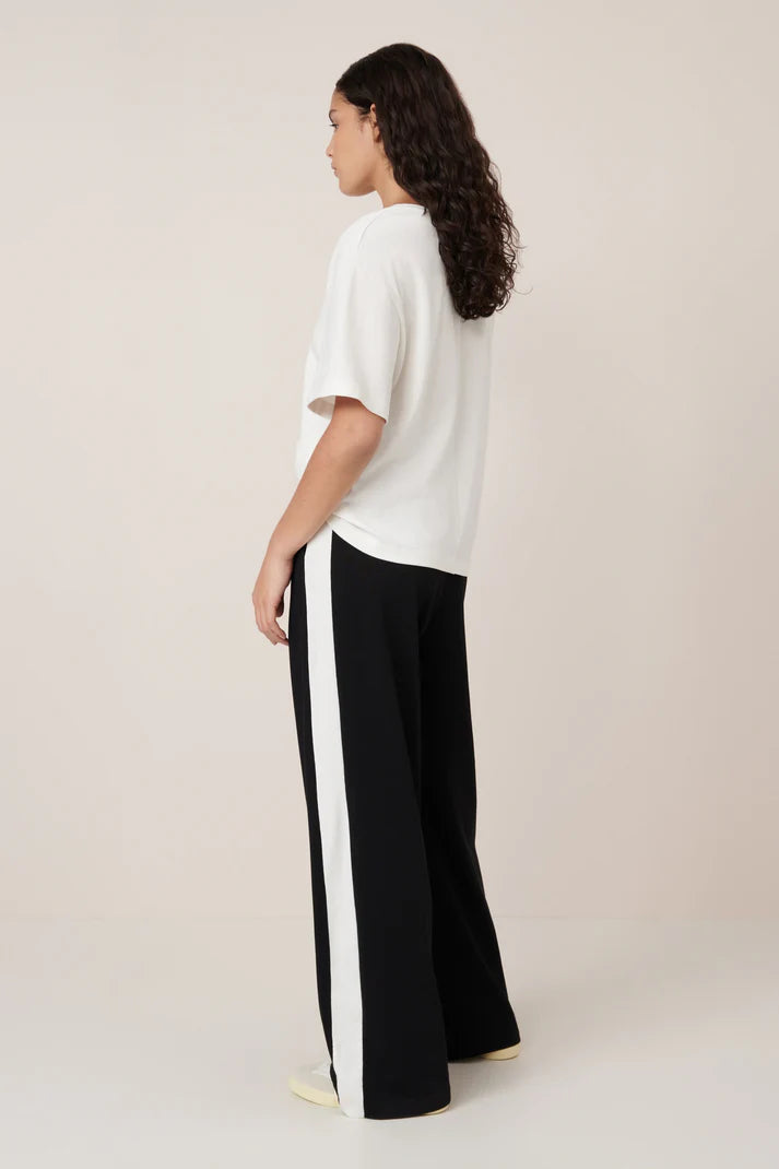 Kowtow Contrast Trackpant Black