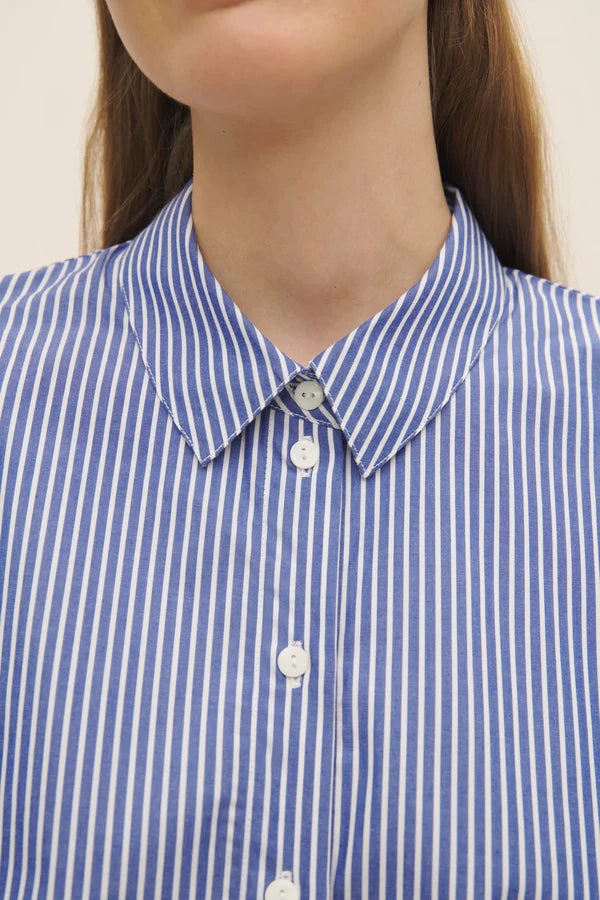 Kowtow Daily Shirt Blue Stripe