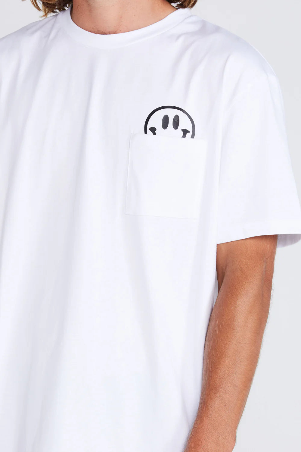 Thing Thing Max Pocket Tee White Smiles