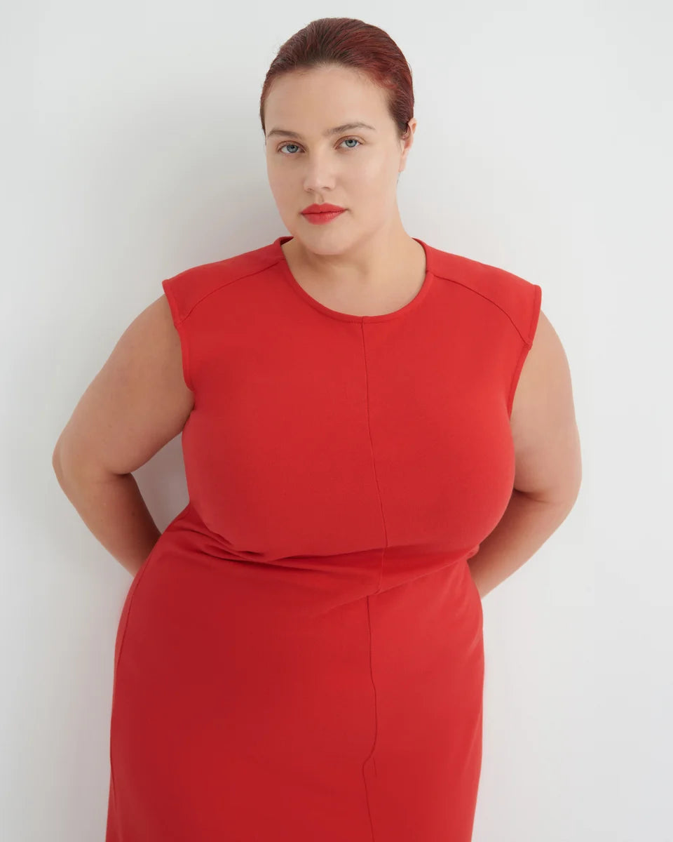 Kowtow Ember Dress Poppy Red