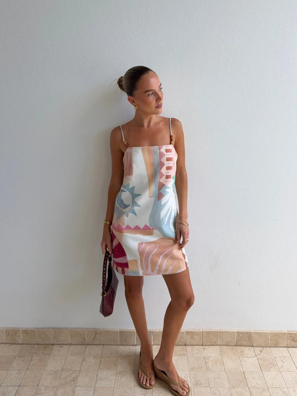 Kivari Yali Mini Dress Pink