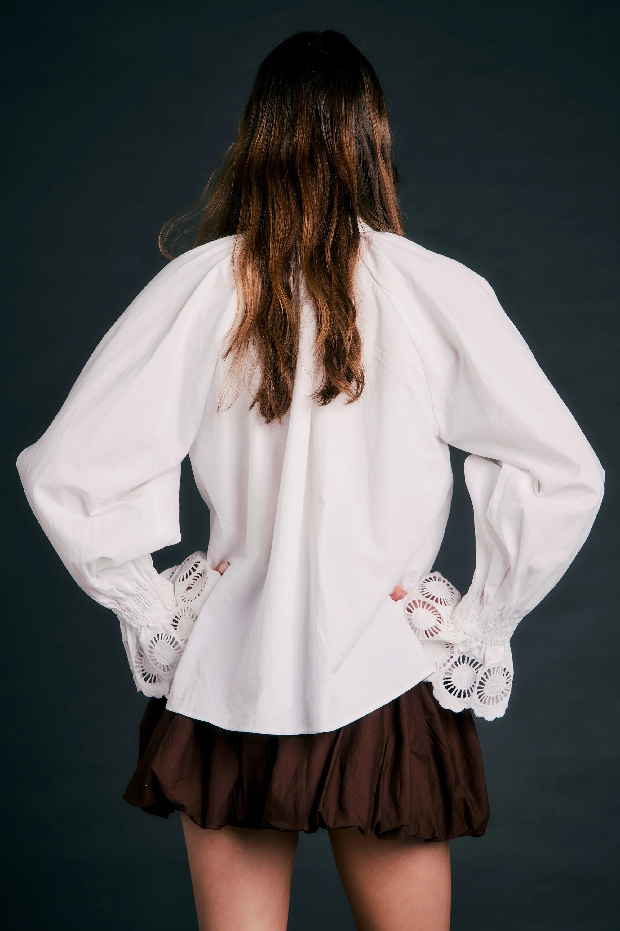 Karen Walker Ivy Blouse White