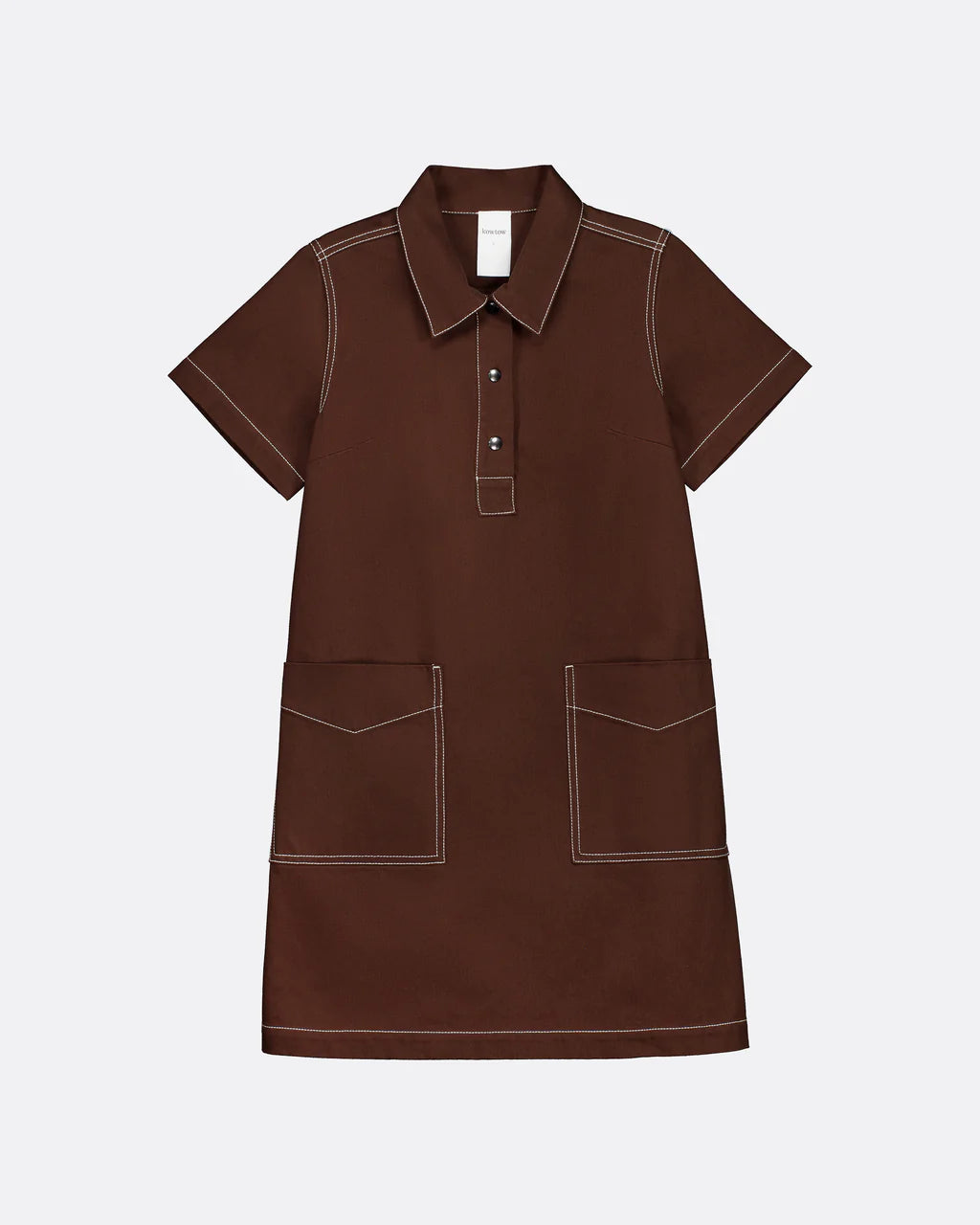 Kowtow Foundation Dress Brown Denim